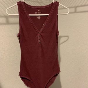 american eagle rib soft & sexy bodysuit